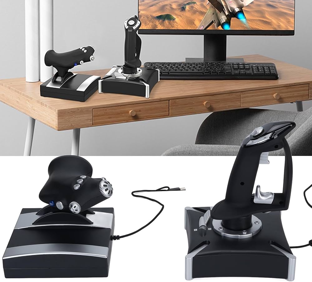 Amazon.co.jp: フライトスティック シミュレーション コントローラー